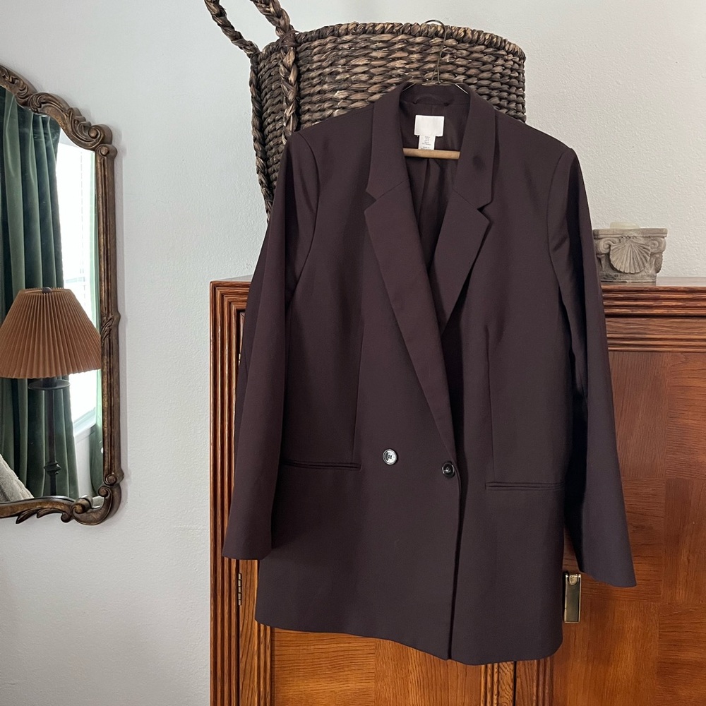 H&M Dark Brown Blazer